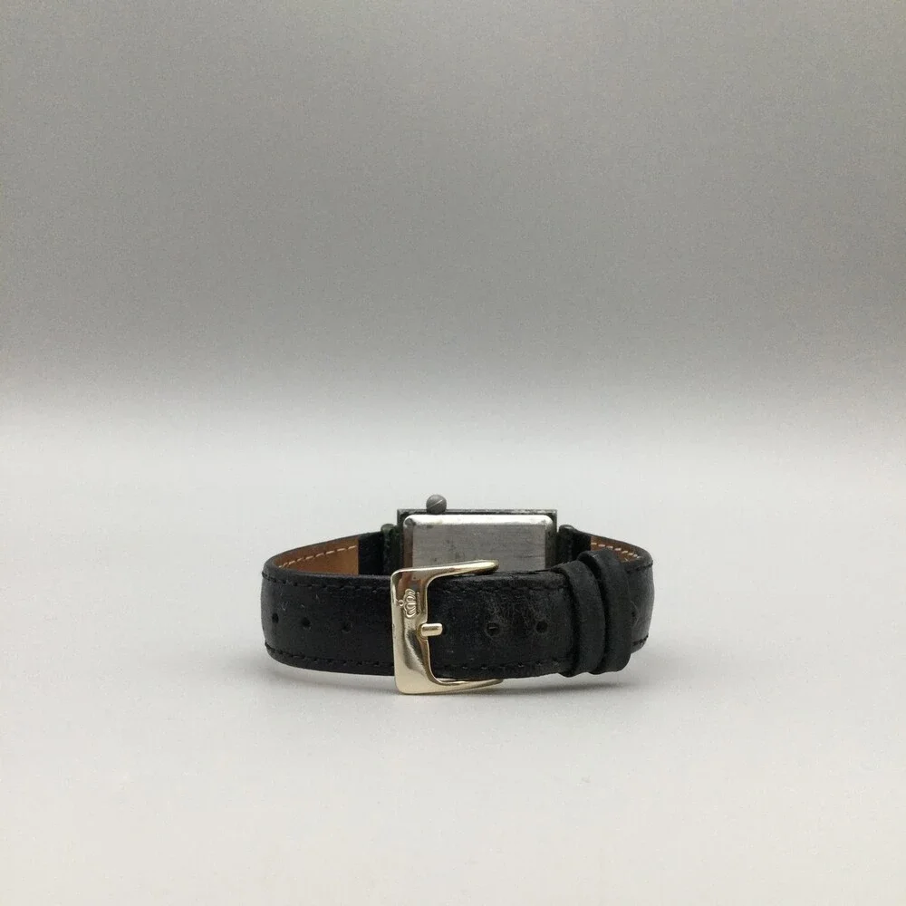 Vintage Casio 331 MY-622 Mens Watch 25mm White Dial Black Leather New Battery